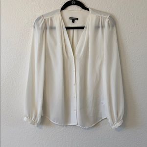 Express White Medium Blouse